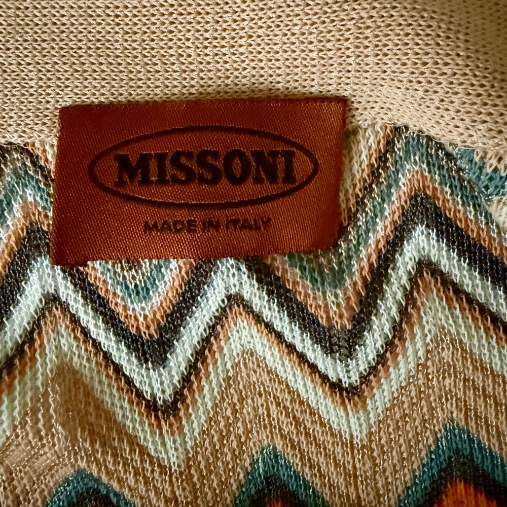Missoni Multicolor Zigzag Knit Dress - Picture 2 of 4